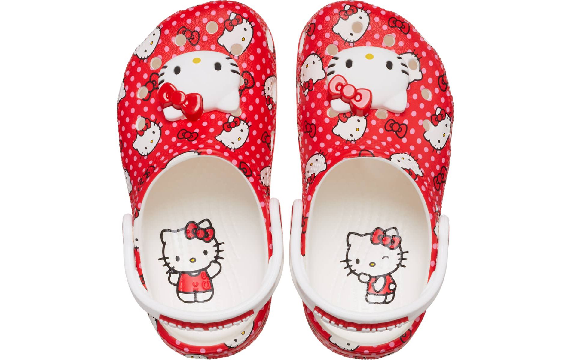 Crocs Toddler Hello Kitty Red Classic Clogs