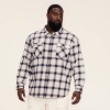 Adult Long Sleeve Plaid Flannel Button-Down Shirt - Woolrich x Target Cream/Navy - 2 of 3