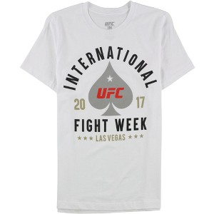 UFC Mens International Fight Week 2017 Graphic T-Shirt, White, Medium - 1 of 1