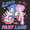 Men's Sonic the Hedgehog Pink And Blue In The Fast Lane T-Shirt - 2 of 4