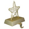 Northlight 7" LED Lighted Gold Wired Star Christmas Stocking Holder - 3 of 4