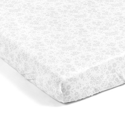 Lush Décor Soft & Plush Fitted Crib Sheet Garden Of Flowers : Target