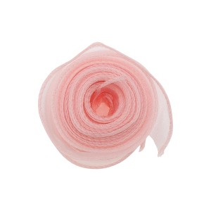 Unique Bargains Ribbon Plain Fishtail Organza Simple Style Polyester 354.33"x1.57" 1Pcs - 1 of 3