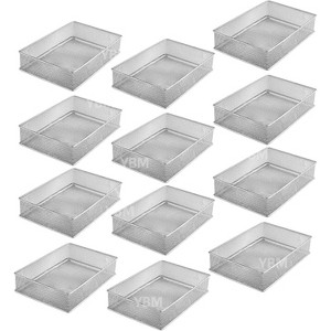 YBM Home Silver Mesh Drawer and Desk Organizer Tray - 1 of 4