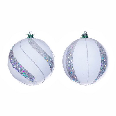 Vickerman Pearl Sequin Ball Ornament