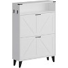 COZONY Flip-Drawer Shoe Cabinet Collection, Slim Entryway Storage Organizer with Adjustable Shelves, Freestanding Shoe Rack with Metal Legs - 3 of 4