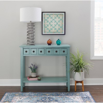 Blue Console Sofa Entryway Tables, Wedgewood 23 6 Console Table Charlton Home Furniture