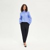 Women's Long Sleeve Ruffled Popover Button-Down Shirt - A New Day™ - 3 of 4