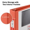 Staples Standard 2" 3-Ring View Binder Orange (26446-CC) 82642 - 4 of 4