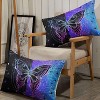 Boersma Butterfly Comforter Set Blue Black Symmetrical Butterfly Printed Bedding Set with 1 Comforter and 2 Pillowcases for Boys and Girls Bedroom - 4 of 4