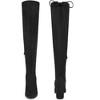 Perphy Round Toe Block Heel Over the Knee High Boots for Women - 2 of 4