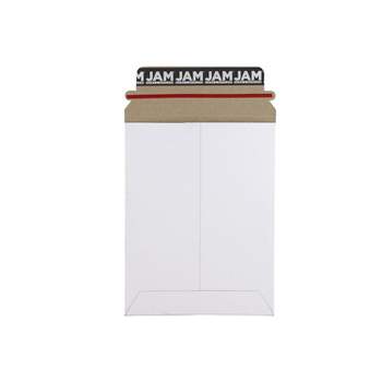 JAM Paper Stay-Flat Photo Mailer Stiff Envelopes w/Self-Adhesive Closure 6 x 8 1PSW