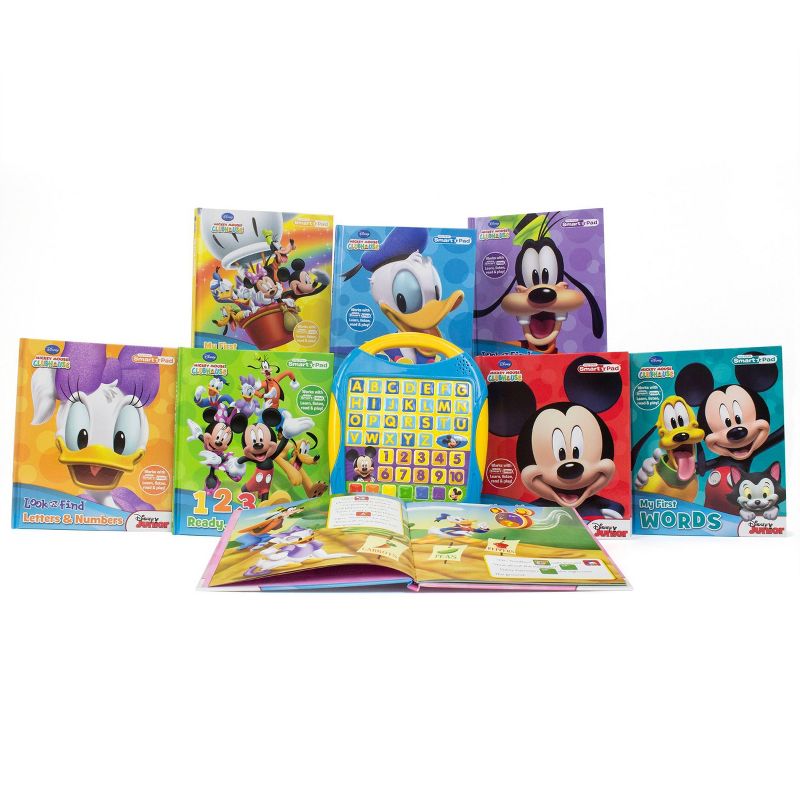 Pi Kids Disney Mickey Mouse Clubhouse My First Smart Pad Electronic Activity Pad and 8-Book Library Boxed Set, 4 of 18