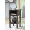 Signature Design by Ashley Contemporary Marnville Accent Table, Dark Brown - 2 of 4