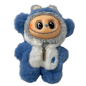 Labubu the Playful Plush Shark on a Fun-Filled Day - 1 of 4