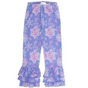 RuffleButts Girls Ruffle Flare Pants - 1 of 2