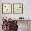 Stupell Industries Sandpipers Abstract Water Shoreline, 25" x 25" - 2 of 4