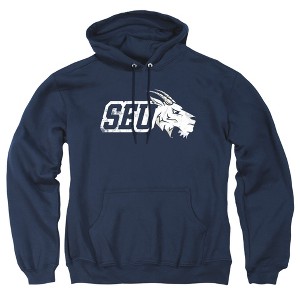 St. Edward's University Official Distressed Primary Logo Adult Pull-Over Hoodie - 1 of 4