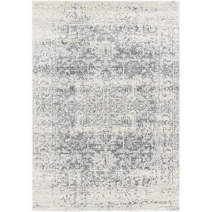 Mark & Day Amelia 3'11"x5'7" Rectangle Woven Indoor Area Rugs Charcoal/Light Gray/Beige: Stain-Resistant, Pet Friendly, Traditional Style - 1 of 4