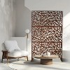 Grungis Matrix Metal Decorative Patio Screens,Freestanding Privacy Fence Panels in Web Pattern for Deck Balcony Patio,76" H×48" W - 4 of 4