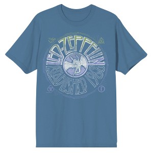 Led Zeppelin Established 1968 Men's Crew Neck Short Sleeve T-shirt - 1 of 2