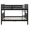 PAGED Full over Full Bunk Bed with Drawers, Wooden Bed Frame with Ladder and Guardrail, Modern Loft Bed for Kids, Teens, Adults - 4 of 4