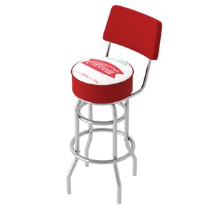 Trademark Gameroom Coca-Cola Art Stool 3 - 1 of 4