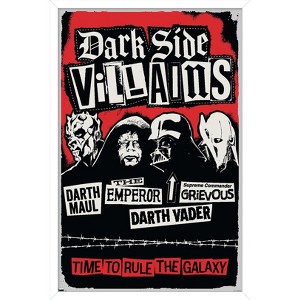 Trends International Star Wars: The Dark Side - Villains Framed Wall Poster Prints - 1 of 4