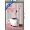 Trends International Reinders: Coffee - Good Morning Coffee in Pink and Lavender Framed Wall Poster Prints - 3 of 4