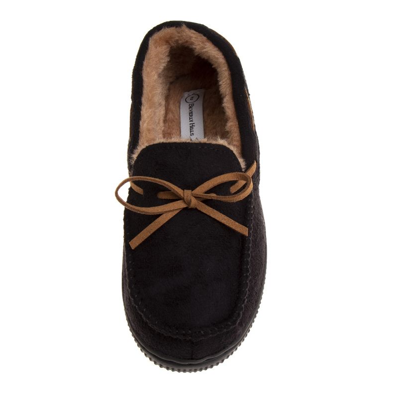 Beverly Hills Polo Club Boys Moccasins Slippers: Unisex Indoor/Outdoor House Shoes with Anti-Slip Sole (Little Kid/ Big Kid), 5 of 8