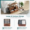 RISOKEYS Dresser for Bedroom with Fabric Drawers,TV Stand,Storage Cabinet,with Metal Frame and Wooden Top for Clothing, Closet,Guest Room, - 2 of 4
