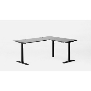 Autonomous Desk 2 L-Shaped Standing Desk Triple Motor 77 x 64 - 1 of 4