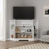 Tv Stand for 55 Inch Tv, Corner Tv Stand with Power Outlet - 2 of 4