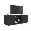 XIYUYEU TV Stand for 70 Inch TV with 2 Storage Cabinets and Open Shelves,Modern TV Entertainment Center for Living Room - 2 of 4