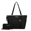MKF Collection Gloria Vegan Leather Women’s Tote Bag with Wallet Set by Mia K - 2 of 4