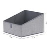 Unique Bargains Collapsible Fabric Trapezoidal Storage Basket - 4 of 4