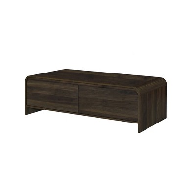 New Classic Furniture,Mara 3-Piece 47 in. Walnut Rectangular Wood Coffee Table with 2 End Tables