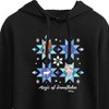 Women's - Frozen 2 - Magic Of Snowflake Christmas Cropped Graphic Hoodie - 2 of 3