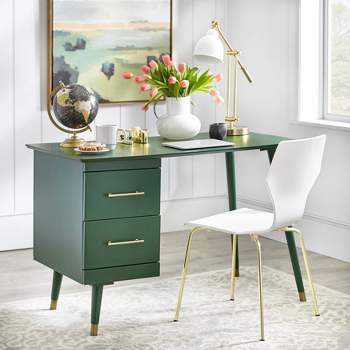 Leon Mid-Century Desk Green Lily - angelo:HOME