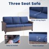 Outdoor Patio Furniture Set All Weather PE Rattan Conversation Set - 4 of 4