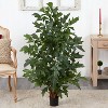 HomeStock  4.5 ft. Artificial Palm Tree in Pot for Indoor/Outdoor - 3 of 3