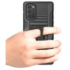 Nakedcellphone Combo for Samsung Galaxy Note 20 - Ring Grip/Stand Case and Belt Clip Holster - Black - 4 of 4