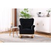 PAGED Velvet Accent Chair with Plush Cushioning, Modern Rocking Chair for Bedroom, Living Room, Nursery, Gray - 2 of 4