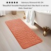 Evideco French Home Goods 3D Pebble Memory Foam Bath Mats - Bath Mat, Runner Mat, and Contour Mat Available in 10 Colors - 3 of 4