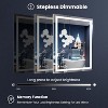 Anti-Fog Bathroom Mirror with LED Lighting, 28x36 Inch Dimmable Wall Mirror with 3 Color Modes - 2 of 4