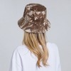 Anna-Kaci Summer Fisherman Hat Outdoor Travel Tie Dye Bucket Hat with Wide Brim Casual Sun Protection - 3 of 4