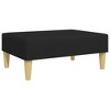 vidaXL Footstool Black 30.3 in.x21.7 in.x12.2 in. Fabric - 2 of 4