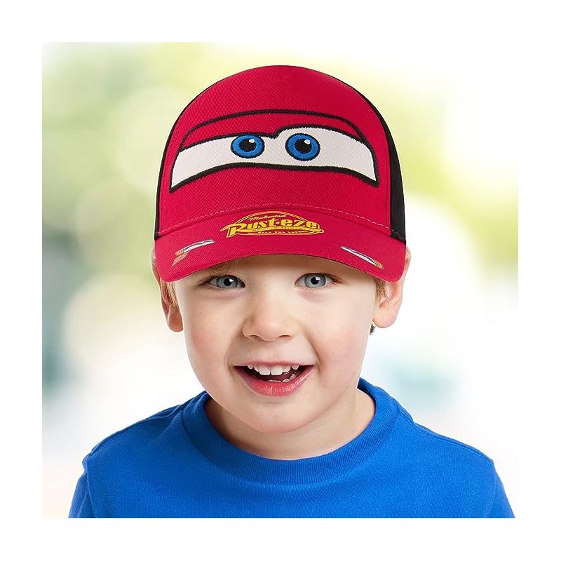 Disney Cars Lightning McQueen Baseball Cap, Toddler Boys, 2 of 6