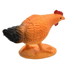 Chicken, Hen, Barn Bird, Realistic, Educational, Small Toy, Model, Very Nice Plastic Design, Replica, Birds, Animal, Kids, Gift  4 Inches.  FN9 B602 - 1 of 4