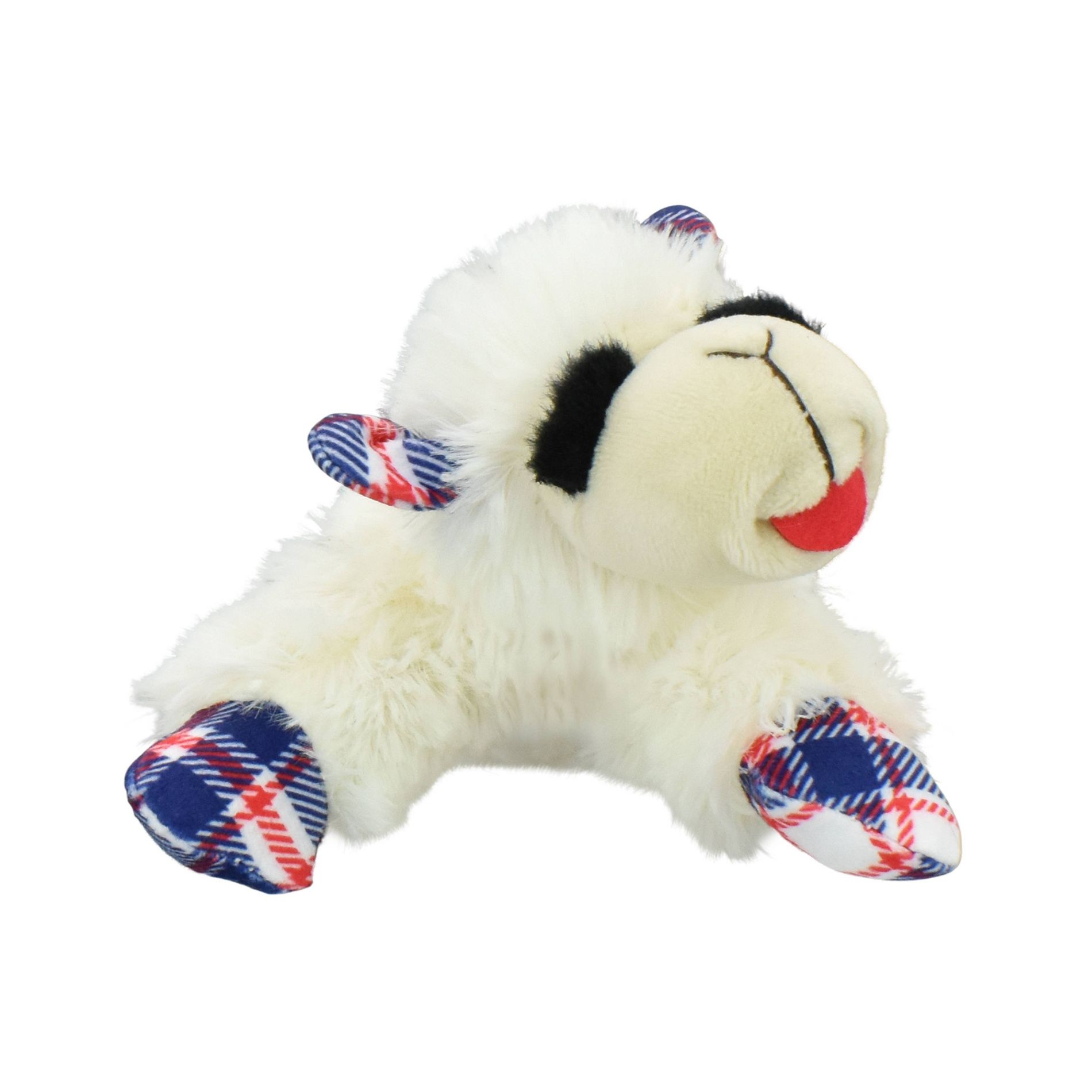 Multipet Lamb Chop Americana Interactive Plush Dog Toy